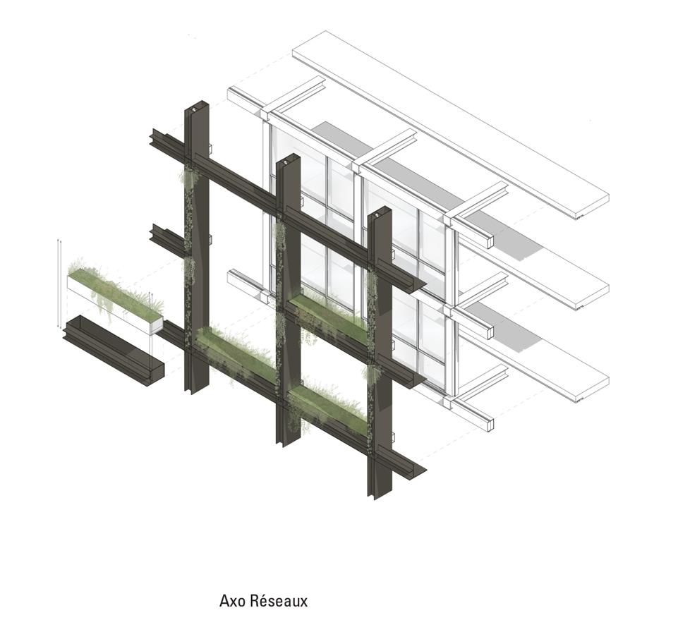 BIM建筑|未来城市缩影:M大楼 / Triptyque Architecture BIM建筑|未来城市缩影:M大楼 / Triptyque Architecture