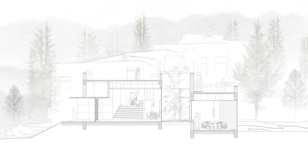 BIM建筑|高山流水 松林里的红色石屋 / 素建筑设计事务所 BIM建筑|高山流水 松林里的红色石屋 / 素建筑设计事务所