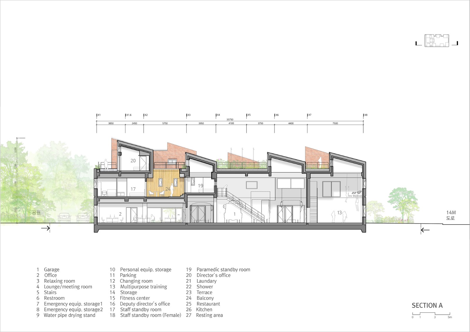 BIM建筑|江一洞119消防站 / OA-Lab BIM建筑|江一洞119消防站 / OA-Lab