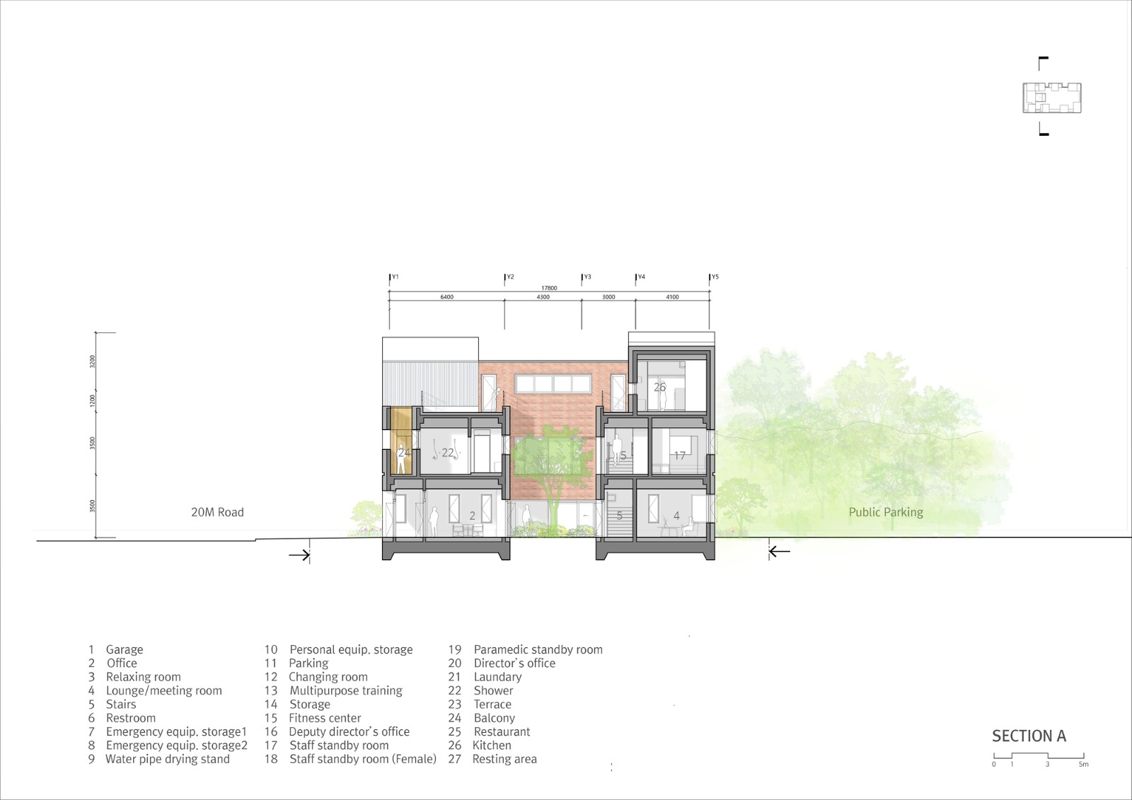 BIM建筑|江一洞119消防站 / OA-Lab BIM建筑|江一洞119消防站 / OA-Lab