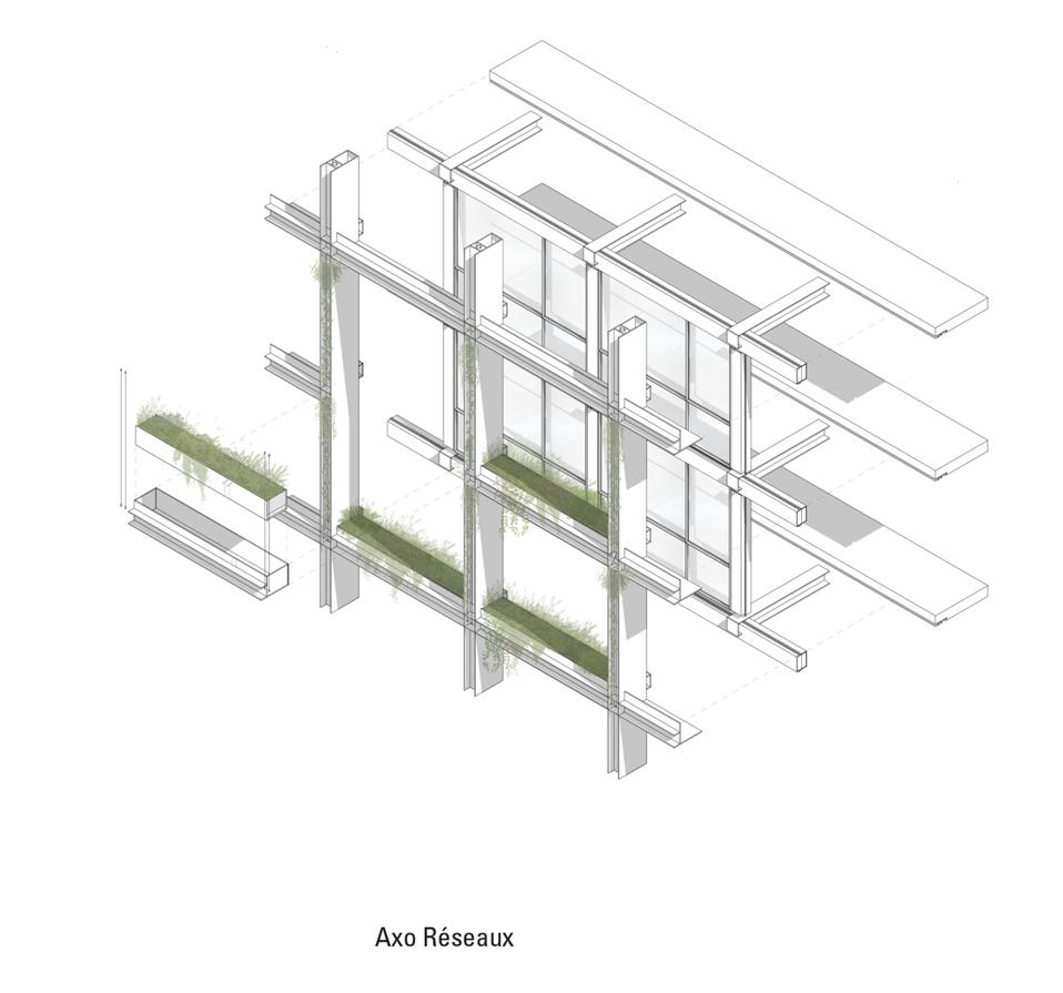 BIM建筑|未来城市缩影:M大楼 / Triptyque Architecture BIM建筑|未来城市缩影:M大楼 / Triptyque Architecture