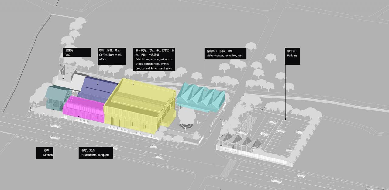 BIM建筑|桐乡东浜头村双创客厅改造 | 上海严旸建筑设计工作室 BIM建筑|桐乡东浜头村双创客厅改造 | 上海严旸建筑设计工作室