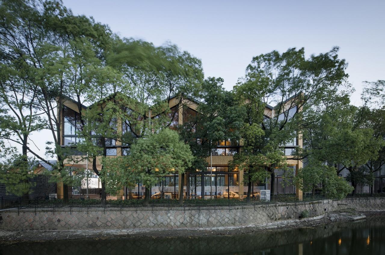 BIM建筑|桐乡东浜头村双创客厅改造 | 上海严旸建筑设计工作室 BIM建筑|桐乡东浜头村双创客厅改造 | 上海严旸建筑设计工作室