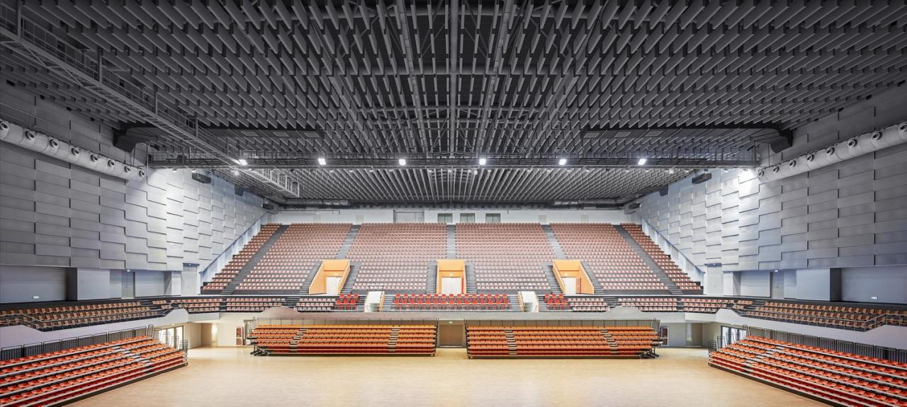 BIM建筑|济南山东第一医科大学文体中心 / 天津大学设计总院·顾志宏工作室 BIM建筑|济南山东第一医科大学文体中心 / 天津大学设计总院·顾志宏工作室