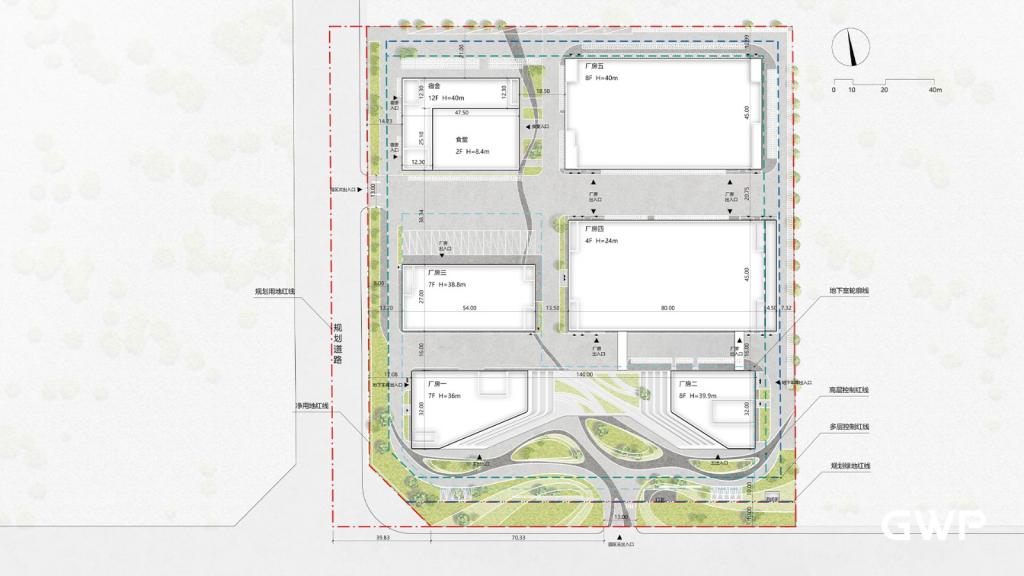 BIM建筑| 广州樊文花总部产业园项目 / GWP BIM建筑| 广州樊文花总部产业园项目 / GWP