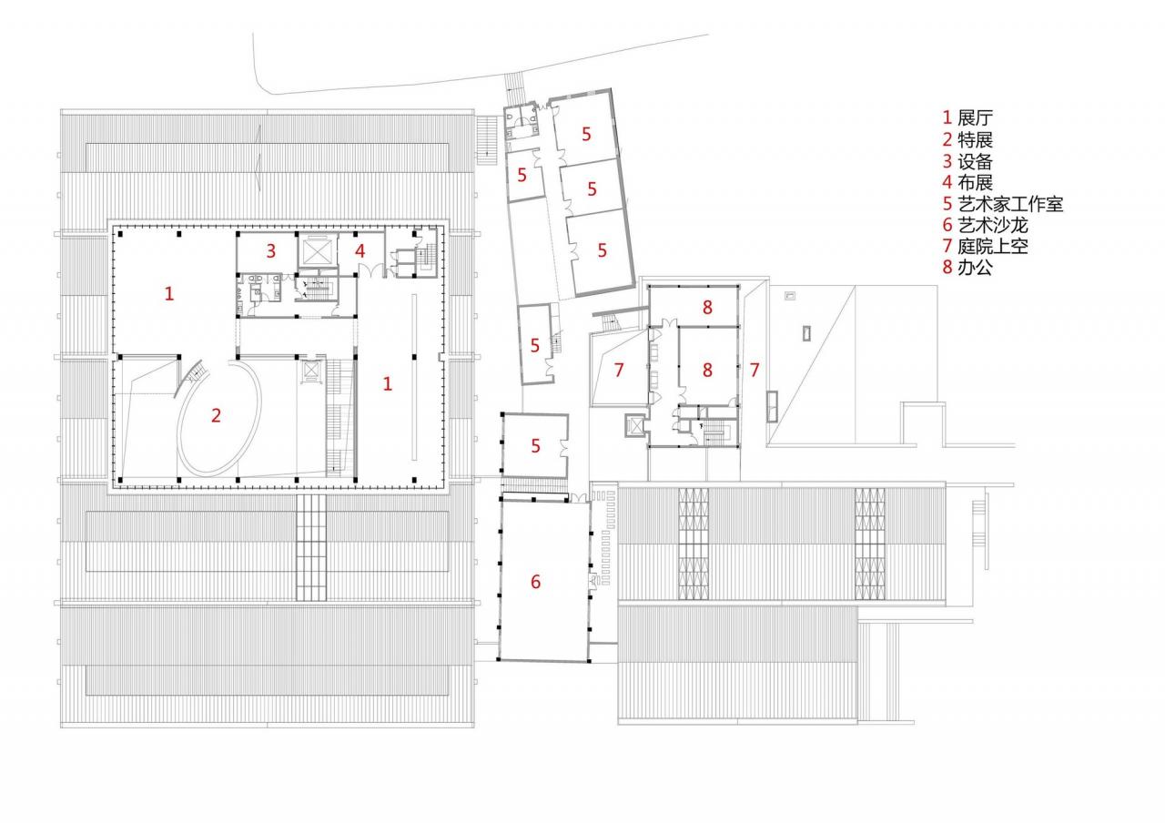 BIM建筑|景德镇江西画院美术馆 / 筑境设计 BIM建筑|景德镇江西画院美术馆 / 筑境设计