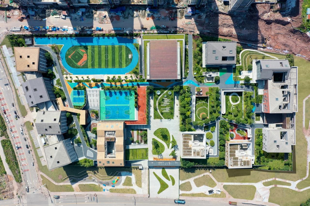 BIM建筑|重庆两江人民小学:在大自然里勇敢冒险 / gad BIM建筑|重庆两江人民小学:在大自然里勇敢冒险 / gad