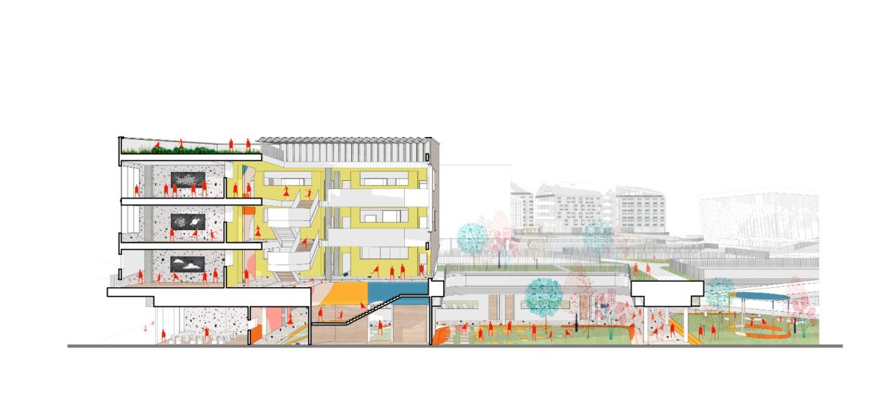 BIM建筑|重庆两江人民小学:在大自然里勇敢冒险 / gad BIM建筑|重庆两江人民小学:在大自然里勇敢冒险 / gad