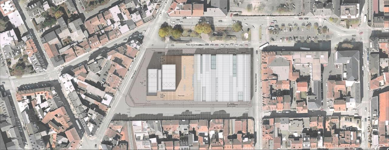 BIM建筑|黑白覆盖,法国波城共和国综合楼 / Ameller Dubois BIM建筑|黑白覆盖,法国波城共和国综合楼 / Ameller Dubois