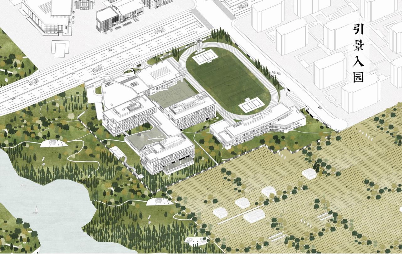 BIM建筑|潍坊歌尔学校:以内容推导空间构成 / gad BIM建筑|潍坊歌尔学校:以内容推导空间构成 / gad