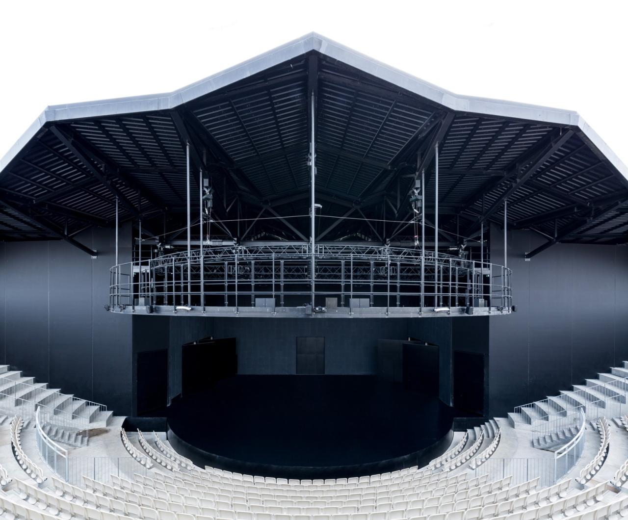 BIM建筑|马戏团式建筑,Domaine de Bayssan 剧院 / K architectures BIM建筑|马戏团式建筑,Domaine de Bayssan 剧院 / K architectures