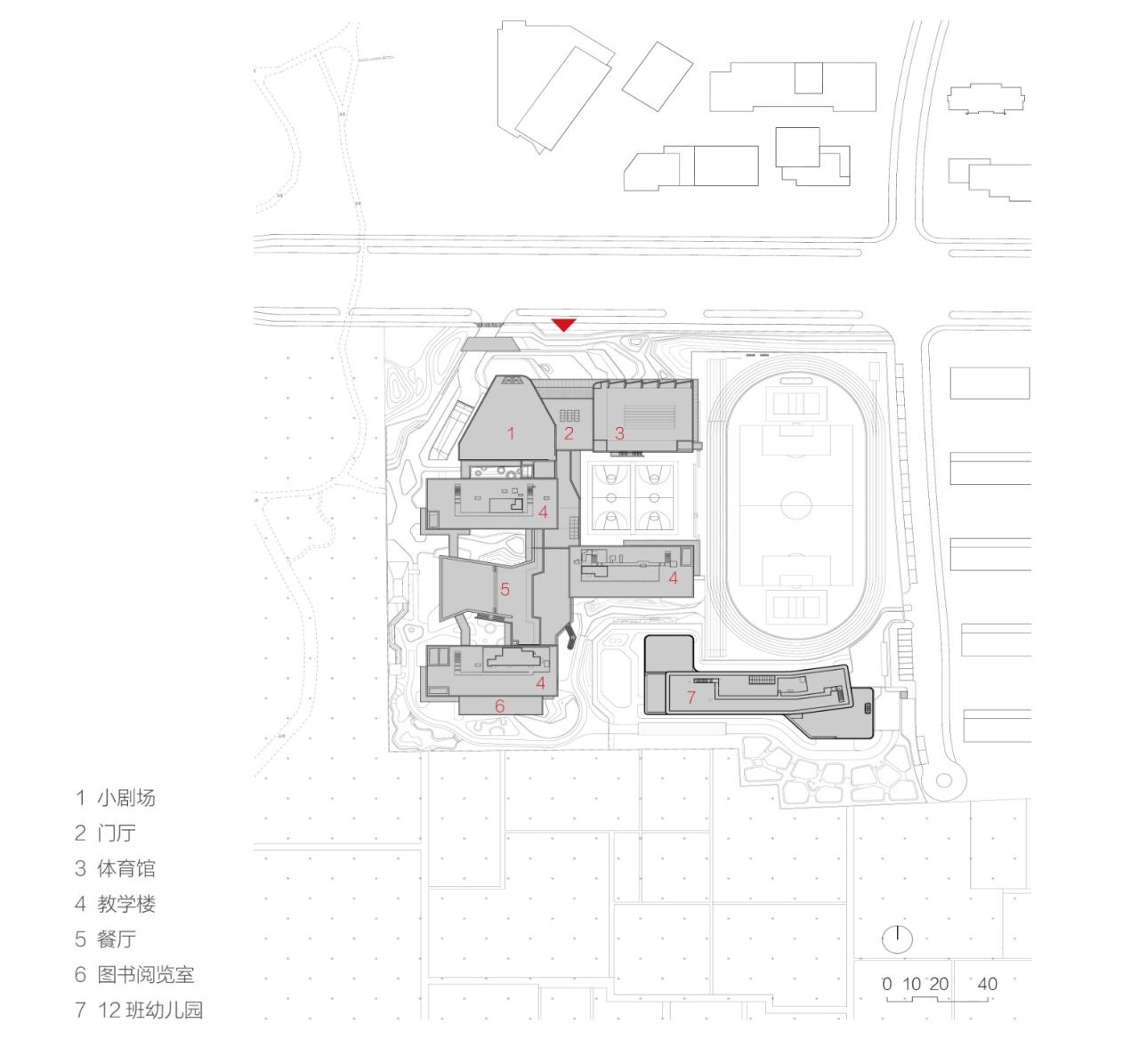 BIM建筑|潍坊歌尔学校:以内容推导空间构成 / gad BIM建筑|潍坊歌尔学校:以内容推导空间构成 / gad
