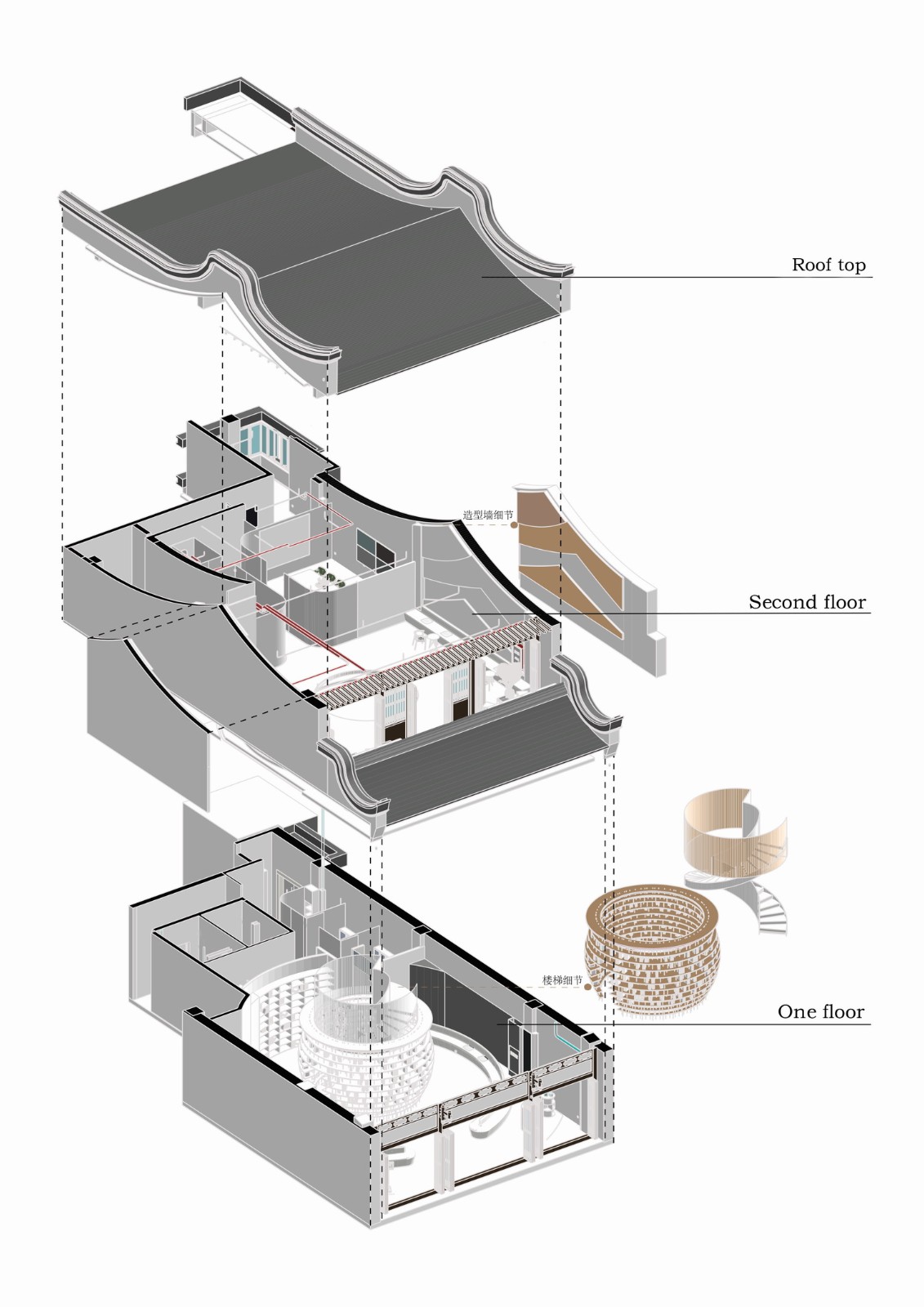 BIM建筑|时代共生:朱紫坊历史古厝中的“现代白” / 平衡空间设计 BIM建筑|时代共生:朱紫坊历史古厝中的“现代白” / 平衡空间设计