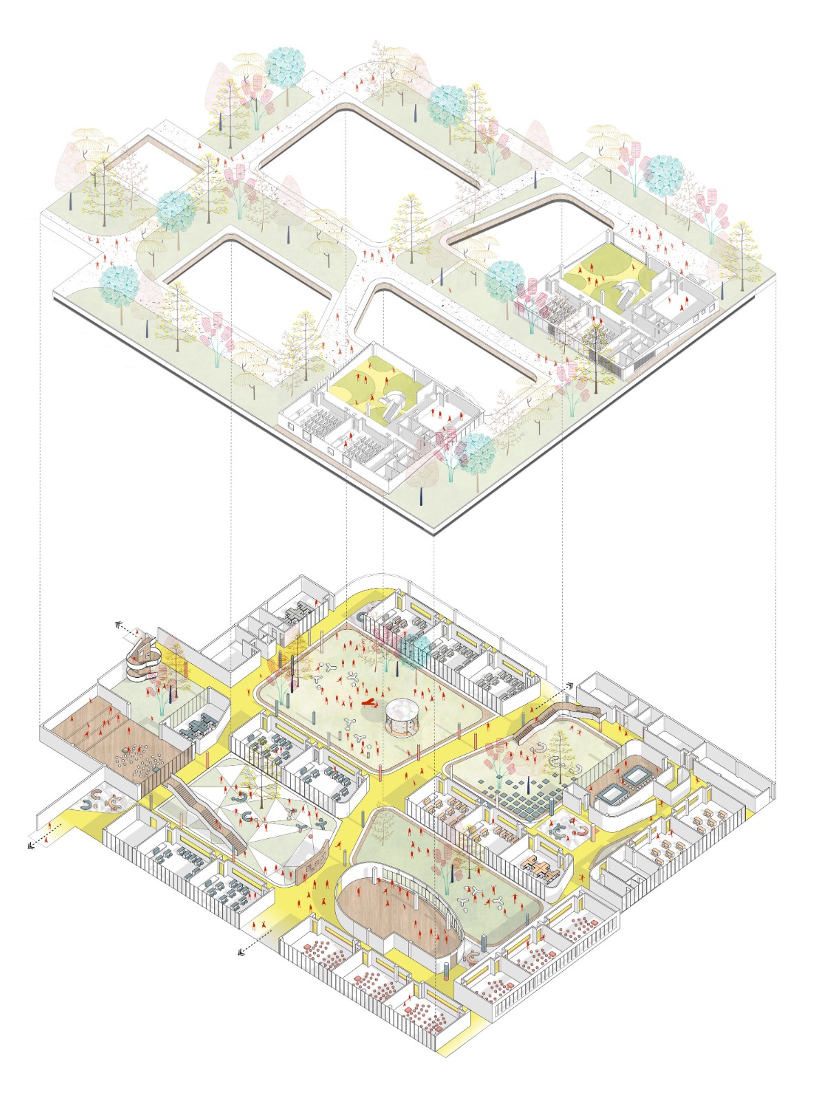 BIM建筑|重庆两江人民小学:在大自然里勇敢冒险 / gad BIM建筑|重庆两江人民小学:在大自然里勇敢冒险 / gad
