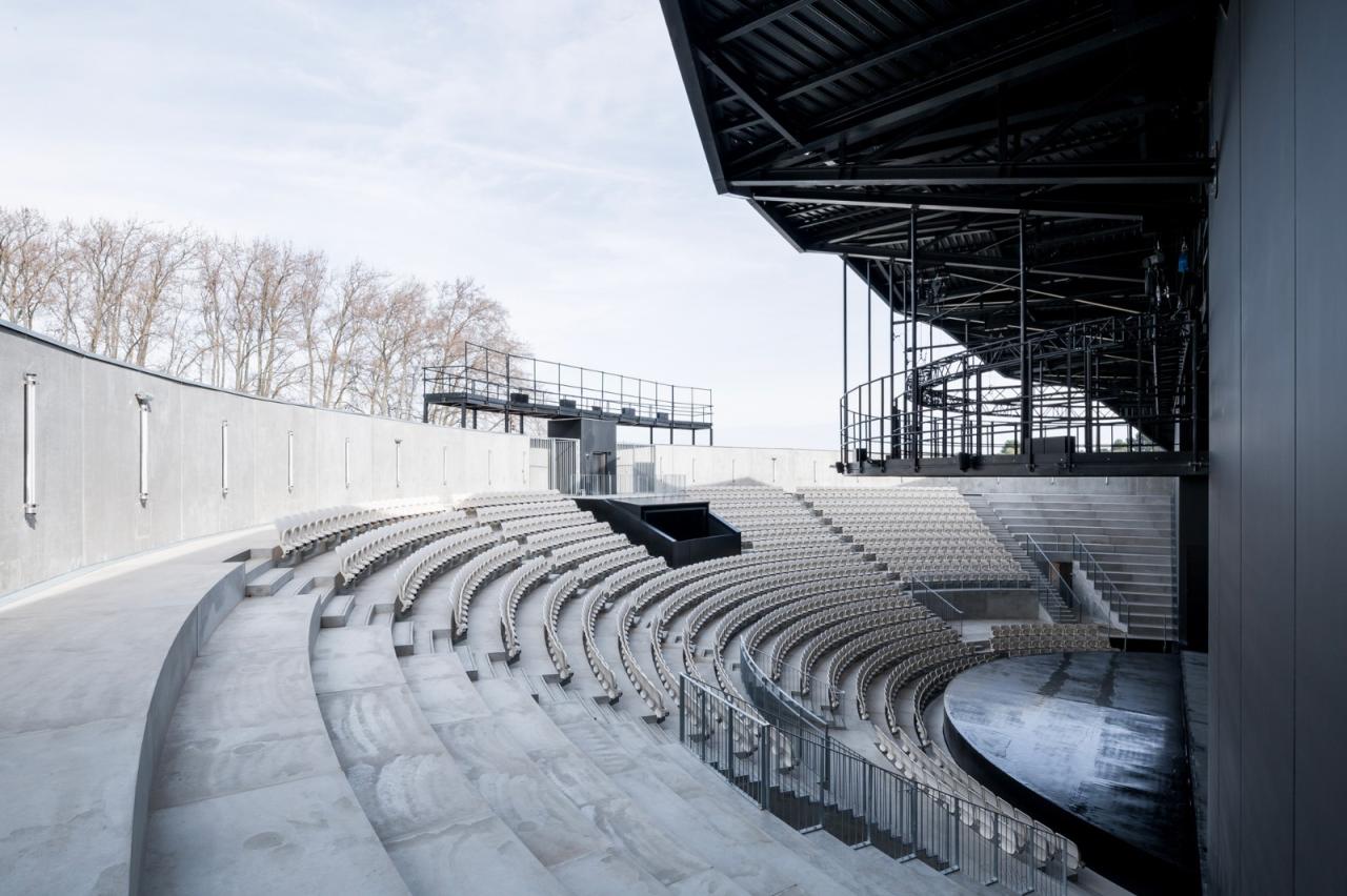 BIM建筑|马戏团式建筑,Domaine de Bayssan 剧院 / K architectures BIM建筑|马戏团式建筑,Domaine de Bayssan 剧院 / K architectures