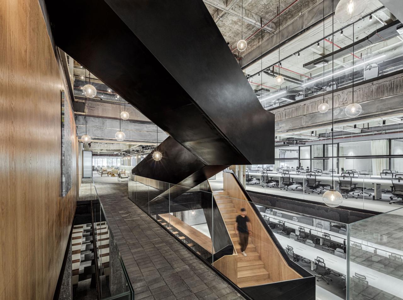 BIM建筑|将悬浮会议室引入移卡办公空间 / JSPA Design BIM建筑|将悬浮会议室引入移卡办公空间 / JSPA Design