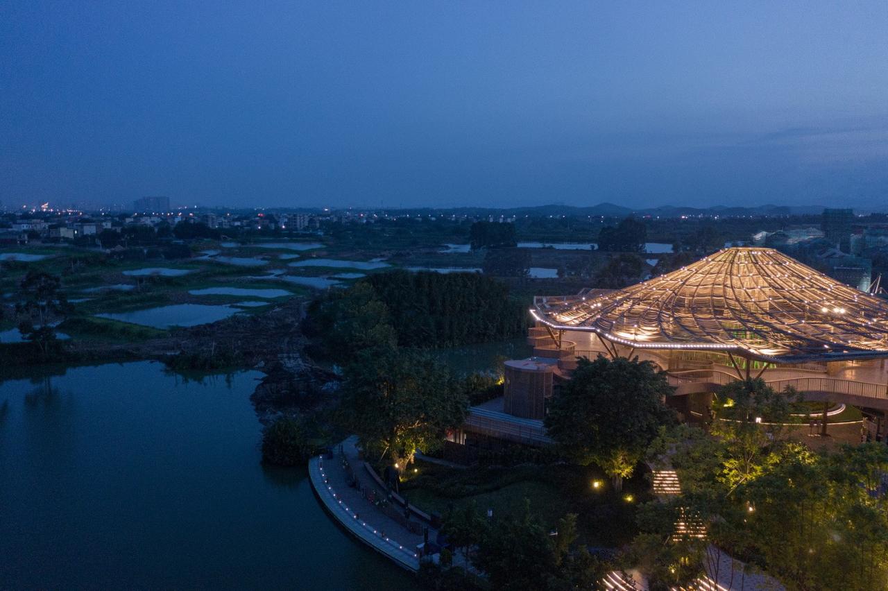 BIM建筑|古劳水乡文化生态旅游度假区宾客中心 / 深圳华汇设计 BIM建筑|古劳水乡文化生态旅游度假区宾客中心 / 深圳华汇设计