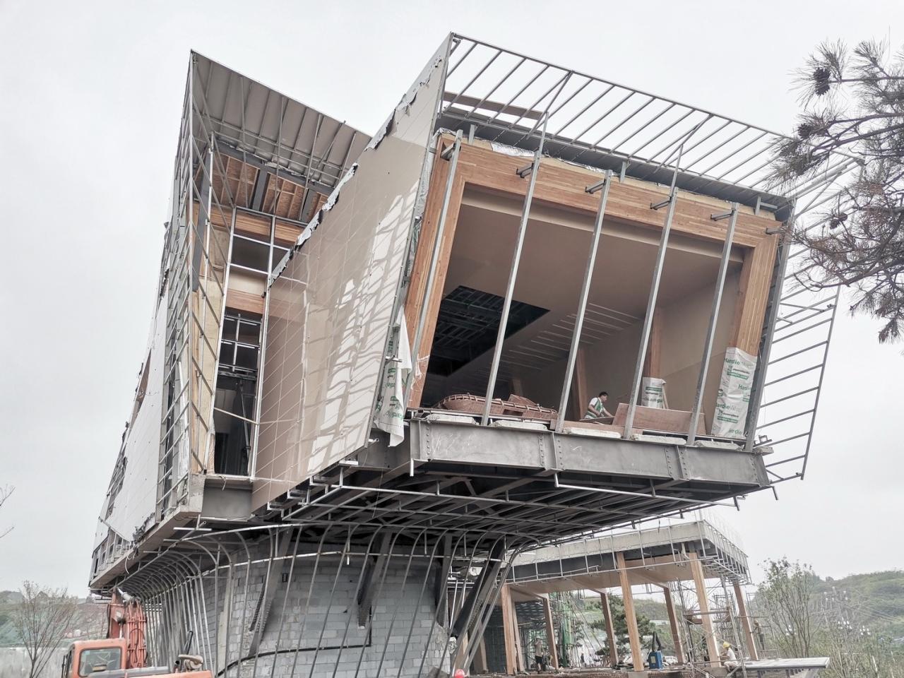 BIM建筑|木构建造设计一体化 l 宜宾白兰美学馆:建筑如何在地生长? BIM建筑|木构建造设计一体化 l 宜宾白兰美学馆:建筑如何在地生长?