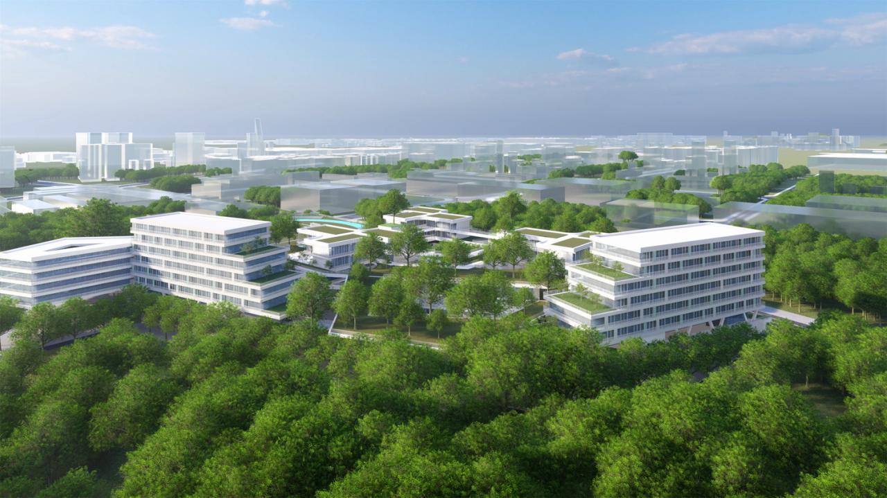 BIM建筑|山间学堂:深圳市第三十三高级中学(中标候选方案) / 上海华都建筑规划设计有限公司 BIM建筑|山间学堂:深圳市第三十三高级中学(中标候选方案) / 上海华都建筑规划设计有限公司