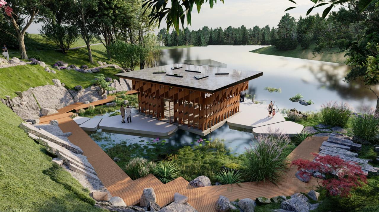 BIM建筑|天府栖岸——观鸟屋 / 蜂蜜景观工坊 BIM建筑|天府栖岸——观鸟屋 / 蜂蜜景观工坊