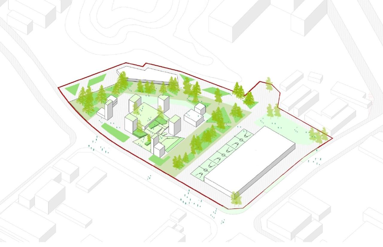 BIM建筑|山间学堂:深圳市第三十三高级中学(中标候选方案) / 上海华都建筑规划设计有限公司 BIM建筑|山间学堂:深圳市第三十三高级中学(中标候选方案) / 上海华都建筑规划设计有限公司