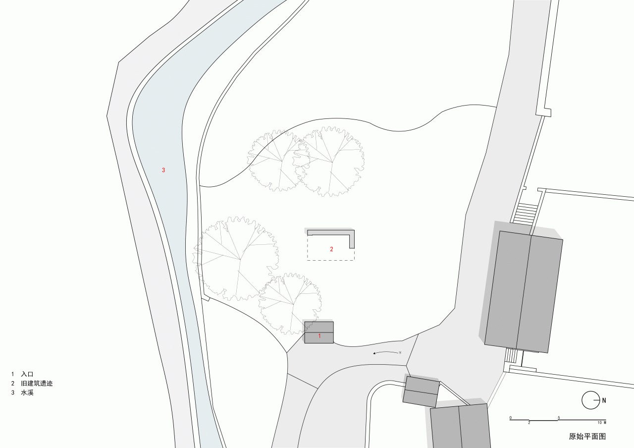 BIM建筑|与树和老土墙共生——军械库咖啡 / 三文建筑 BIM建筑|与树和老土墙共生——军械库咖啡 / 三文建筑