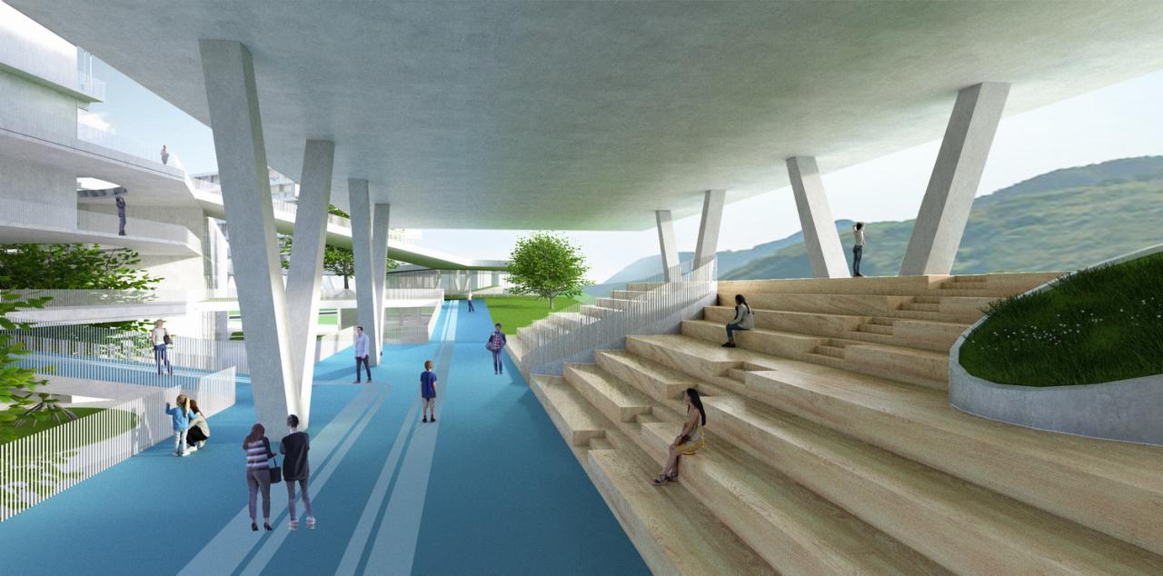 BIM建筑|山间学堂:深圳市第三十三高级中学(中标候选方案) / 上海华都建筑规划设计有限公司 BIM建筑|山间学堂:深圳市第三十三高级中学(中标候选方案) / 上海华都建筑规划设计有限公司