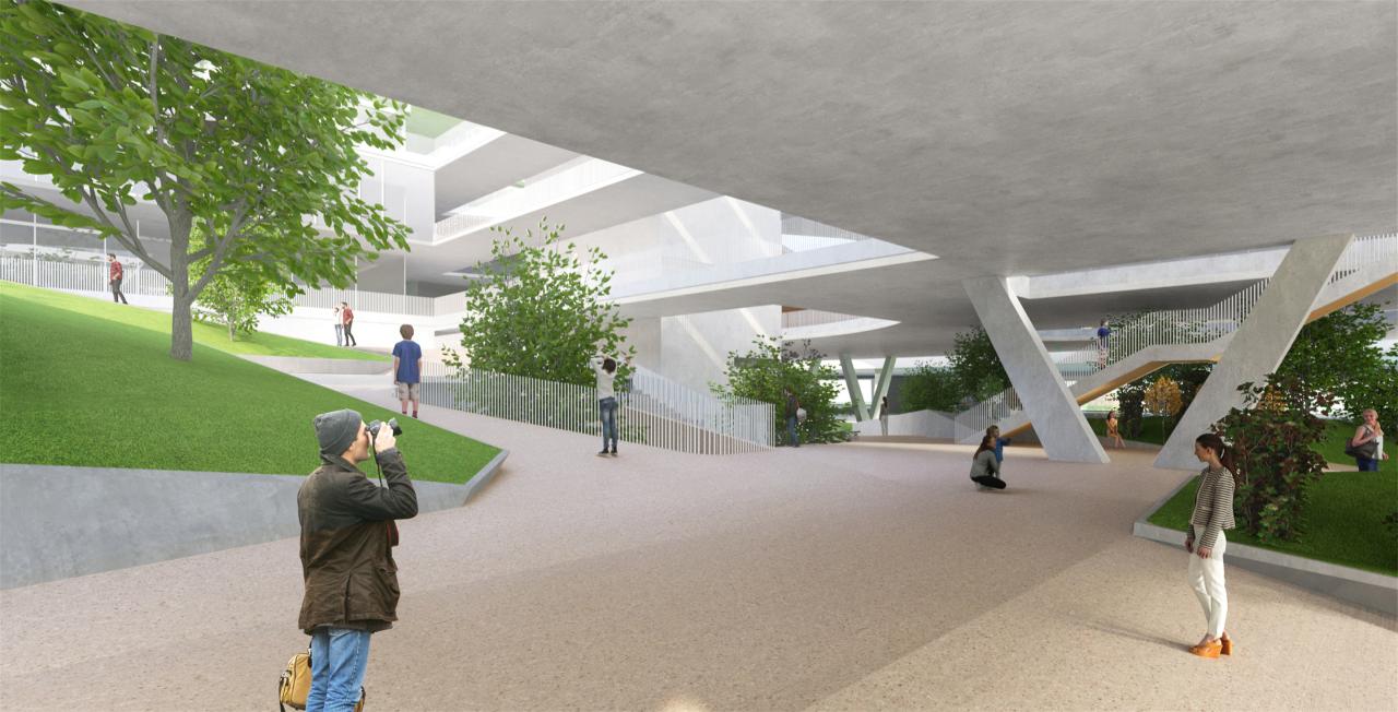 BIM建筑|山间学堂:深圳市第三十三高级中学(中标候选方案) / 上海华都建筑规划设计有限公司 BIM建筑|山间学堂:深圳市第三十三高级中学(中标候选方案) / 上海华都建筑规划设计有限公司