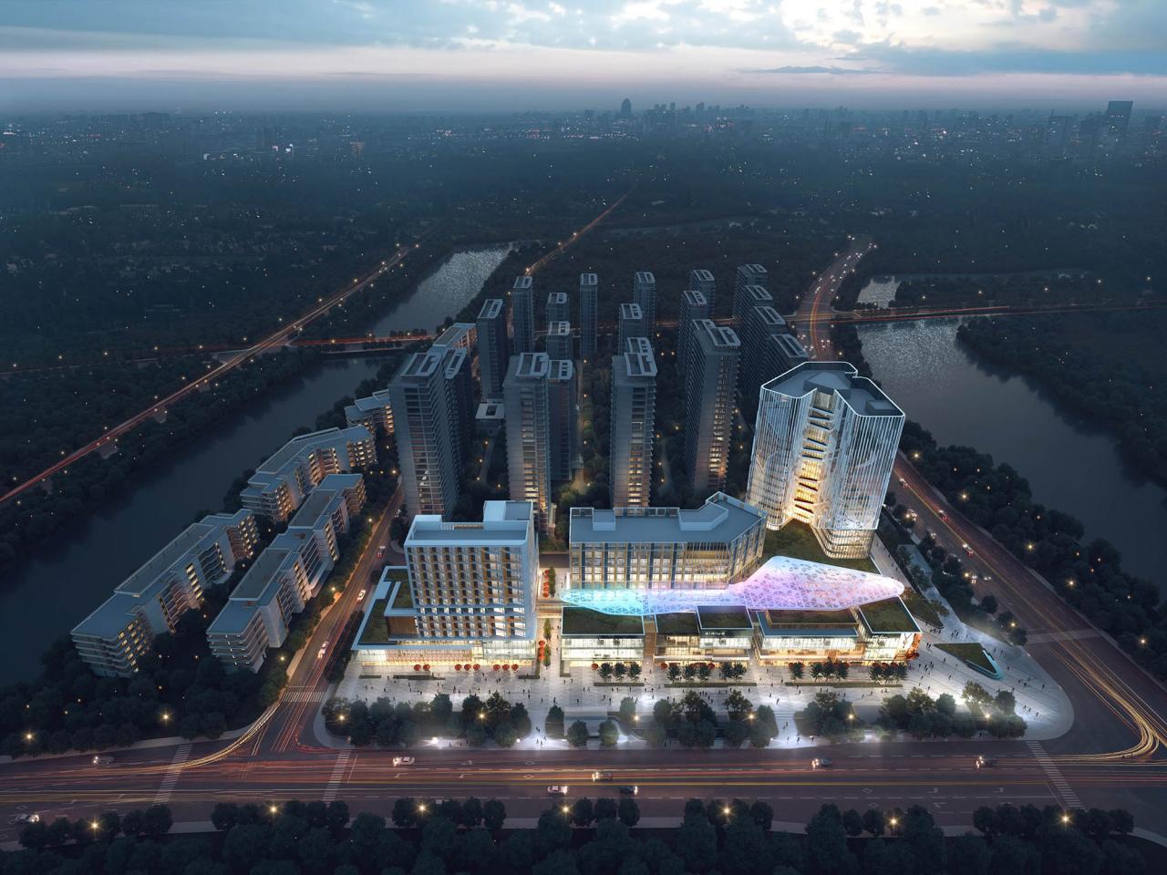 BIM建筑|混合的真实:城市型康养综合体的创新实践 / 栖城设计 BIM建筑|混合的真实:城市型康养综合体的创新实践 / 栖城设计