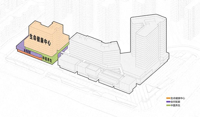 BIM建筑|混合的真实:城市型康养综合体的创新实践 / 栖城设计 BIM建筑|混合的真实:城市型康养综合体的创新实践 / 栖城设计