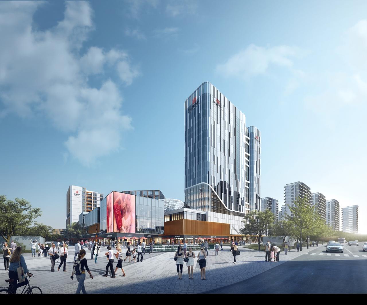 BIM建筑|混合的真实:城市型康养综合体的创新实践 / 栖城设计 BIM建筑|混合的真实:城市型康养综合体的创新实践 / 栖城设计