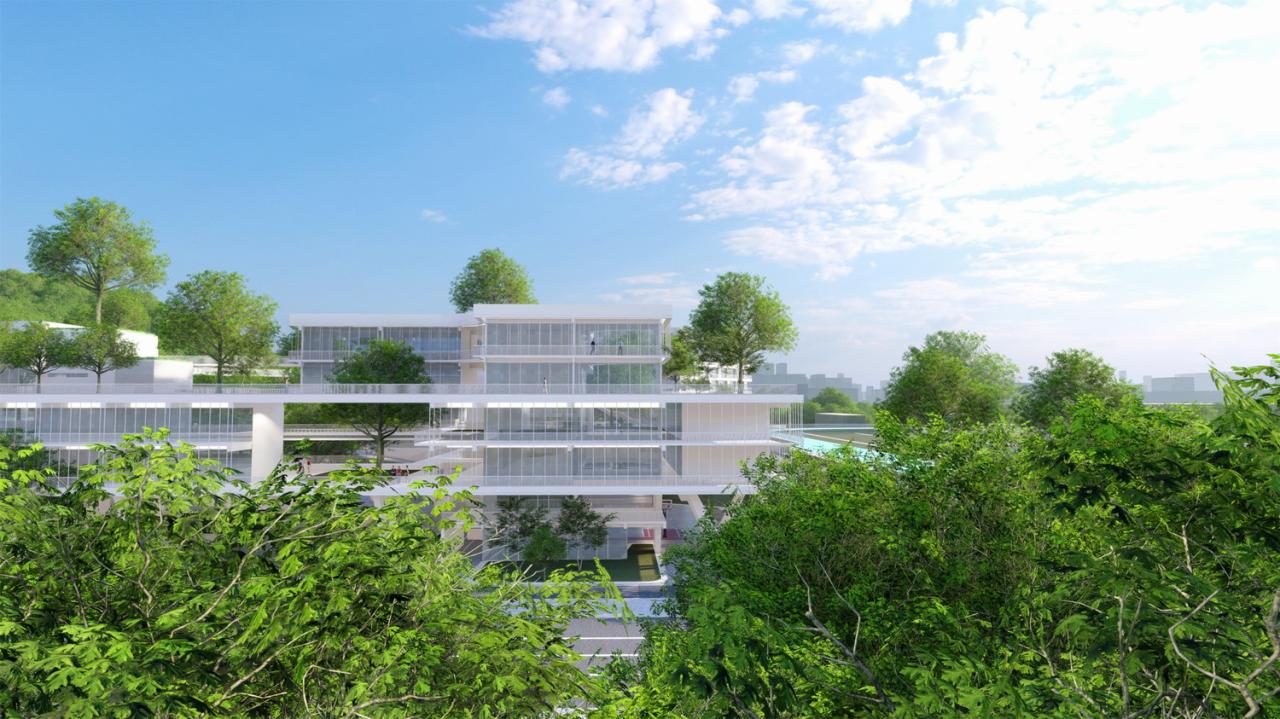 BIM建筑|山间学堂:深圳市第三十三高级中学(中标候选方案) / 上海华都建筑规划设计有限公司 BIM建筑|山间学堂:深圳市第三十三高级中学(中标候选方案) / 上海华都建筑规划设计有限公司