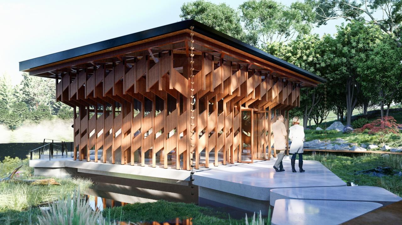 BIM建筑|天府栖岸——观鸟屋 / 蜂蜜景观工坊 BIM建筑|天府栖岸——观鸟屋 / 蜂蜜景观工坊