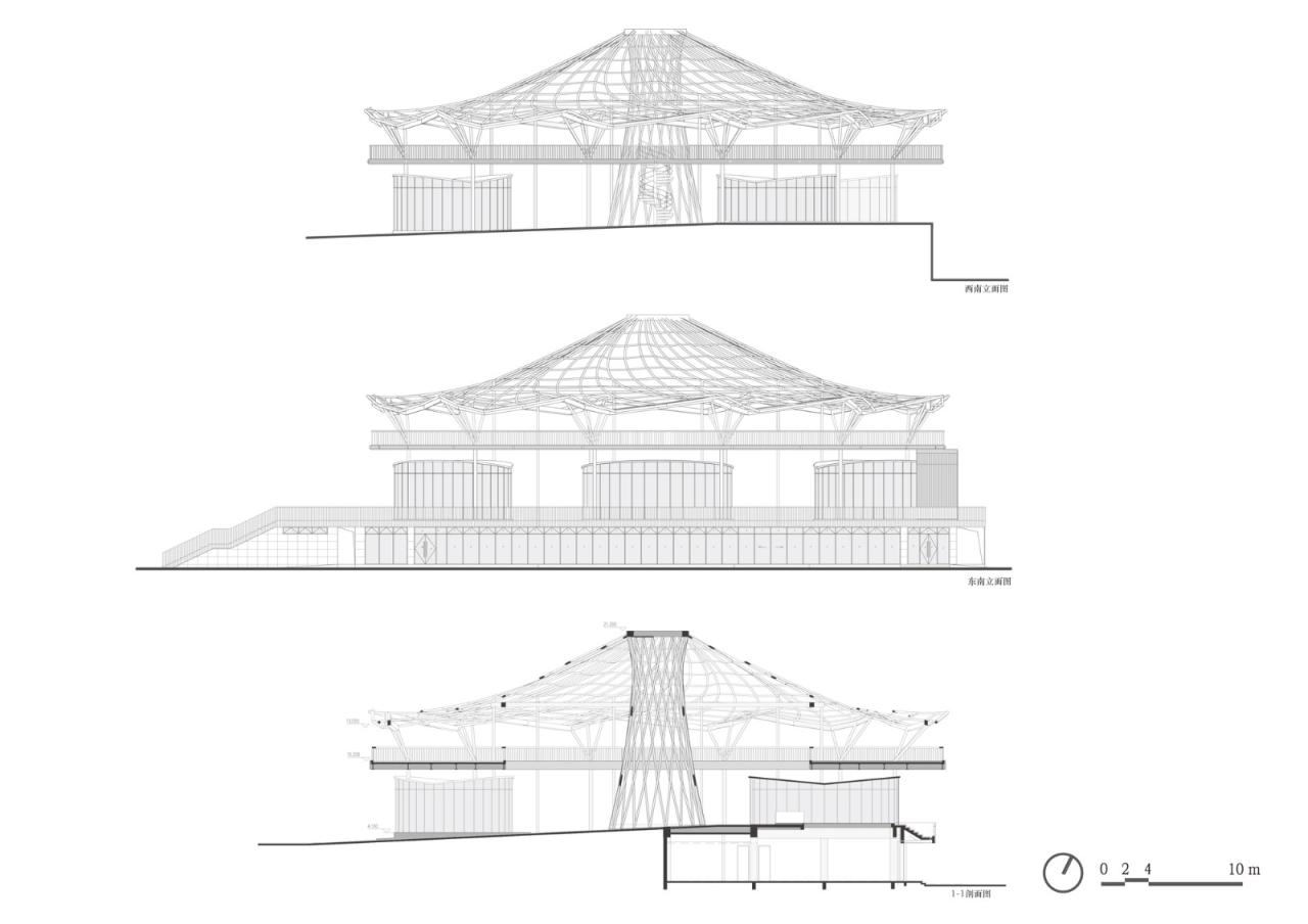BIM建筑|古劳水乡文化生态旅游度假区宾客中心 / 深圳华汇设计 BIM建筑|古劳水乡文化生态旅游度假区宾客中心 / 深圳华汇设计