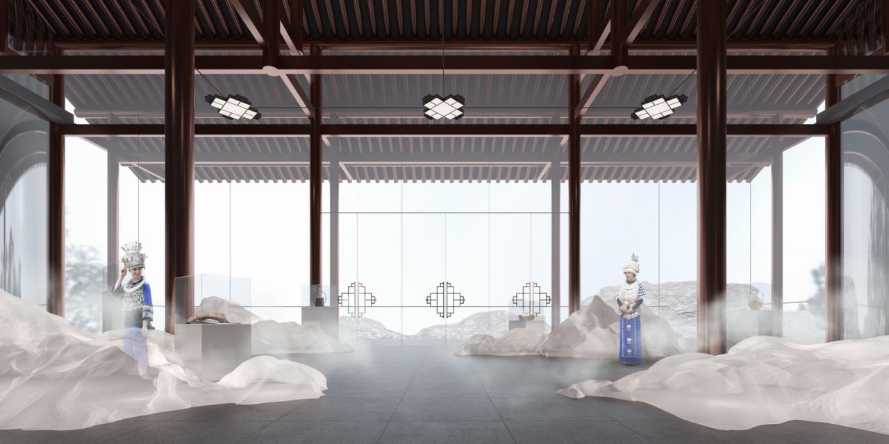 BIM建筑|雷山云屋:西江千户苗寨文化中心方案设计 / 外行建筑 BIM建筑|雷山云屋:西江千户苗寨文化中心方案设计 / 外行建筑