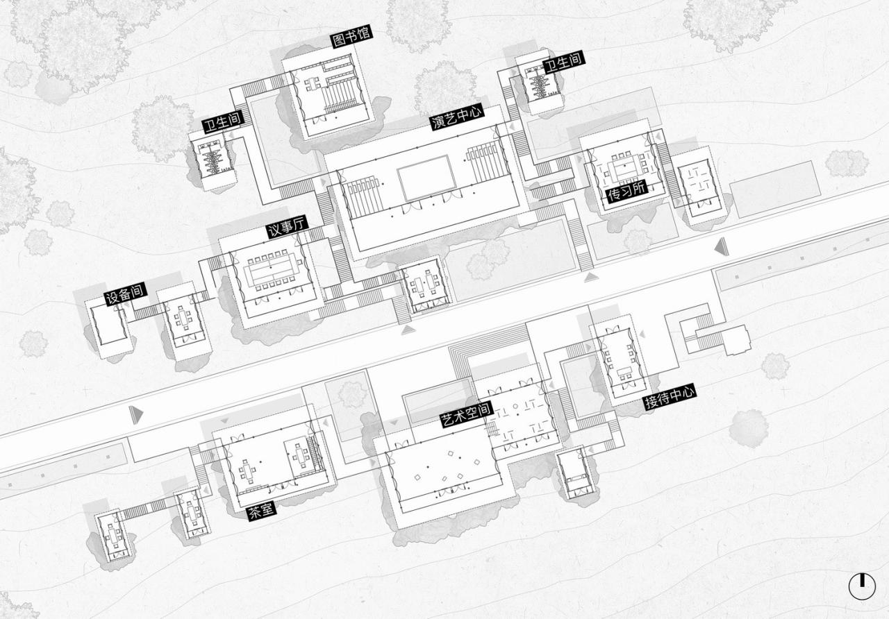 BIM建筑|雷山云屋:西江千户苗寨文化中心方案设计 / 外行建筑 BIM建筑|雷山云屋:西江千户苗寨文化中心方案设计 / 外行建筑