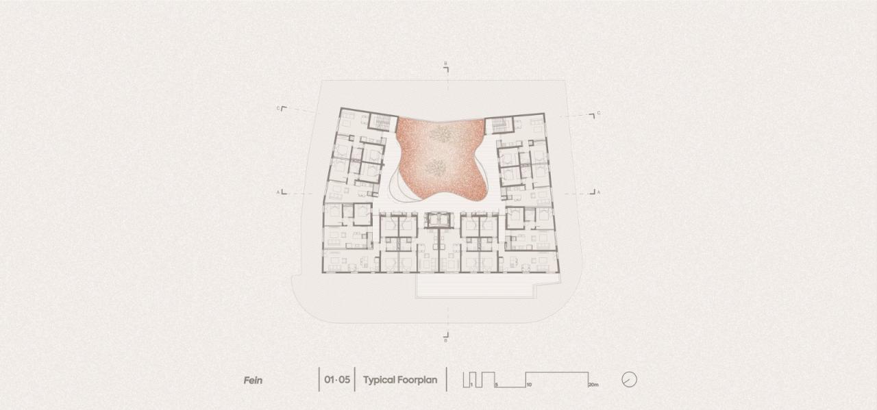 BIM建筑|飘带一般的中央公寓楼 / HQ Architects BIM建筑|飘带一般的中央公寓楼 / HQ Architects