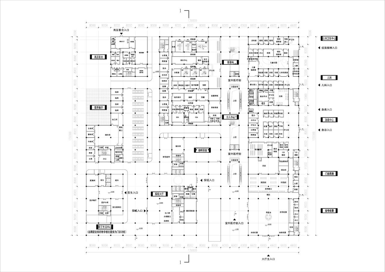 BIM建筑|福清市第二医院投标项目 / 山东省建筑设计研究院第六分院 BIM建筑|福清市第二医院投标项目 / 山东省建筑设计研究院第六分院