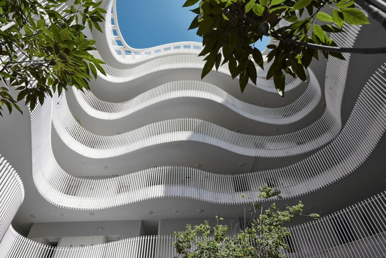 BIM建筑|飘带一般的中央公寓楼 / HQ Architects BIM建筑|飘带一般的中央公寓楼 / HQ Architects