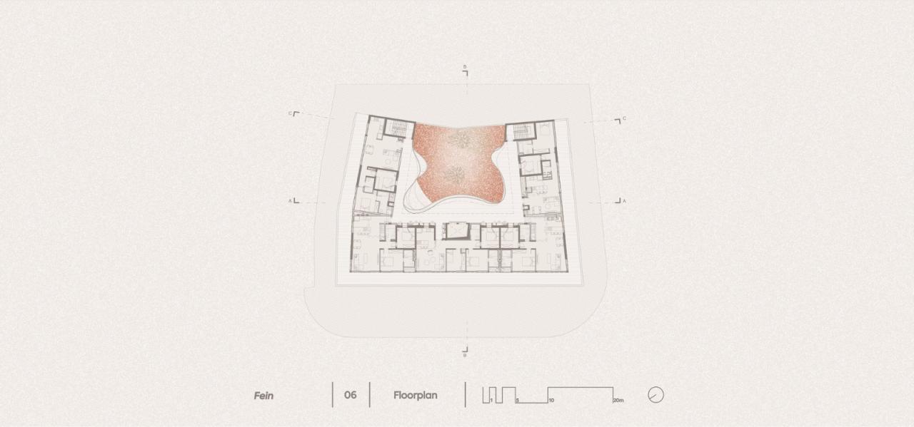 BIM建筑|飘带一般的中央公寓楼 / HQ Architects BIM建筑|飘带一般的中央公寓楼 / HQ Architects