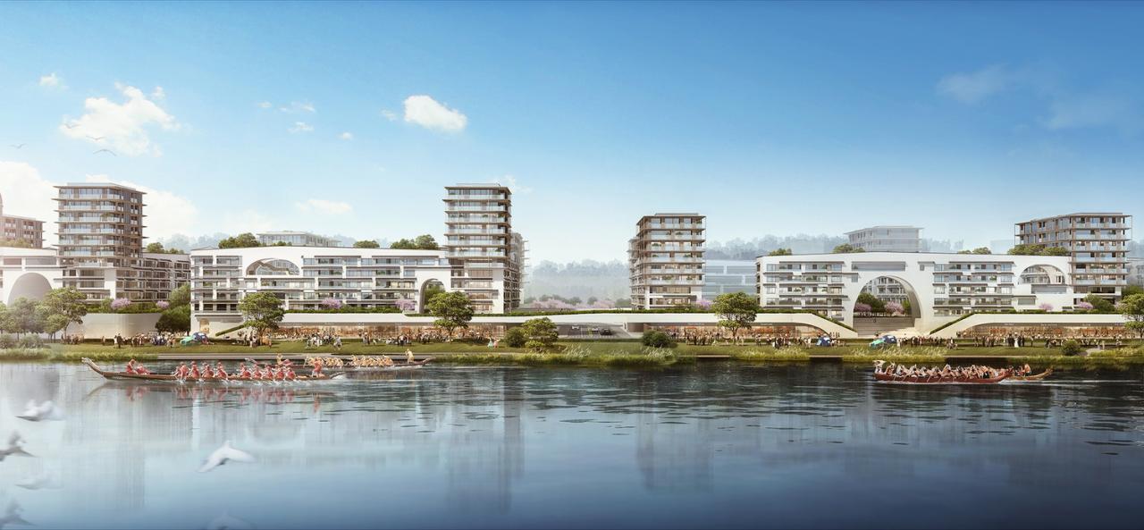 BIM建筑|衢州礼贤未来社区邻里中心 / ZSD卓时 BIM建筑|衢州礼贤未来社区邻里中心 / ZSD卓时