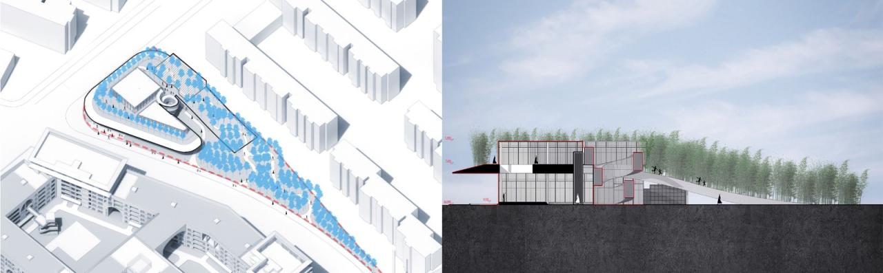 BIM建筑|衢州礼贤未来社区邻里中心 / ZSD卓时 BIM建筑|衢州礼贤未来社区邻里中心 / ZSD卓时