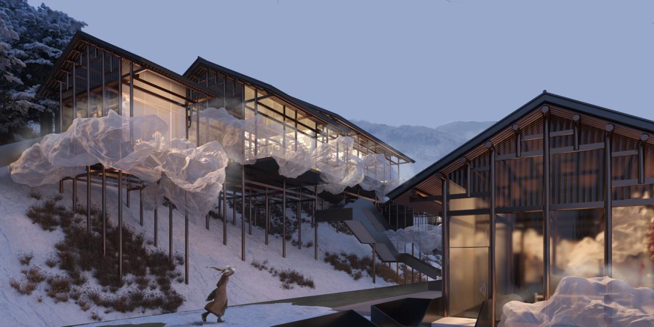 BIM建筑|雷山云屋:西江千户苗寨文化中心方案设计 / 外行建筑 BIM建筑|雷山云屋:西江千户苗寨文化中心方案设计 / 外行建筑