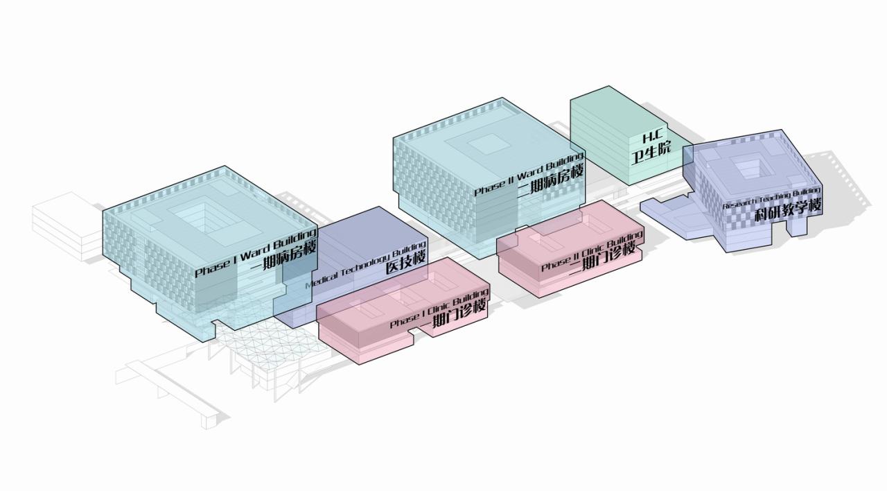 BIM建筑|福清市第二医院投标项目 / 山东省建筑设计研究院第六分院 BIM建筑|福清市第二医院投标项目 / 山东省建筑设计研究院第六分院