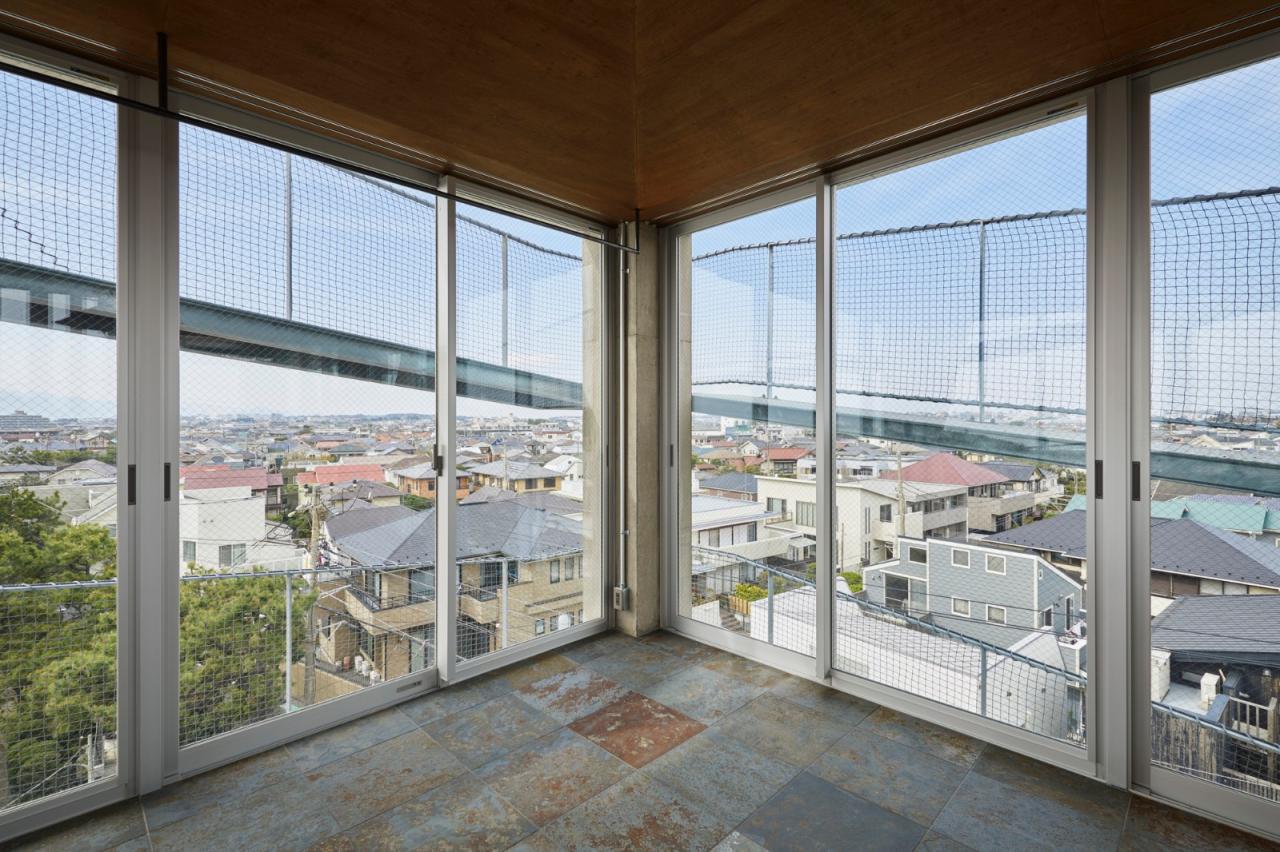 BIM建筑|坡道环绕建筑,鹄沼-Y之家/ KANIUE BIM建筑|坡道环绕建筑,鹄沼-Y之家/ KANIUE