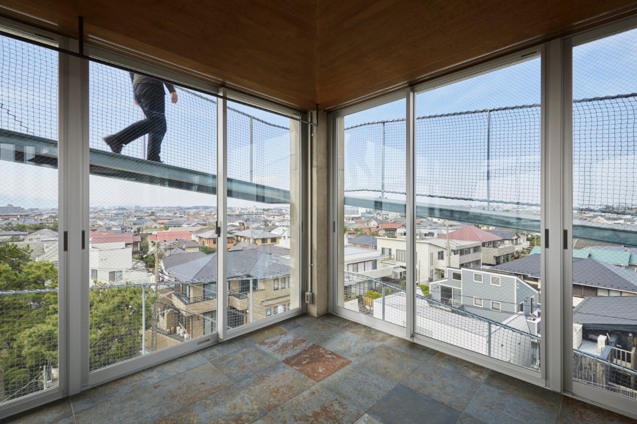 BIM建筑|坡道环绕建筑,鹄沼-Y之家/ KANIUE BIM建筑|坡道环绕建筑,鹄沼-Y之家/ KANIUE