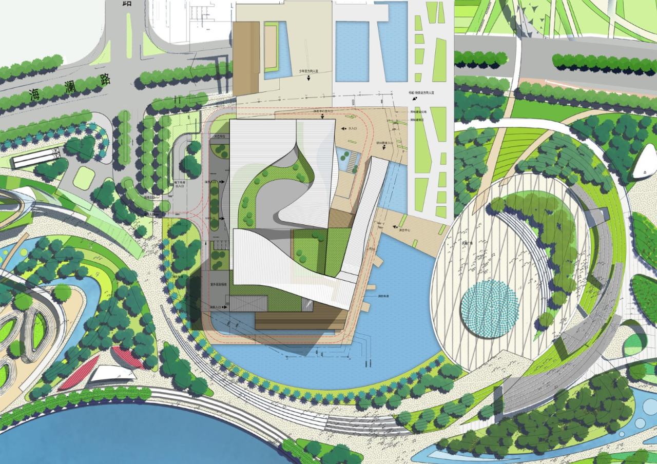 BIM建筑|深圳宝安文化区演艺中心 / 严迅奇建筑师事务所 BIM建筑|深圳宝安文化区演艺中心 / 严迅奇建筑师事务所