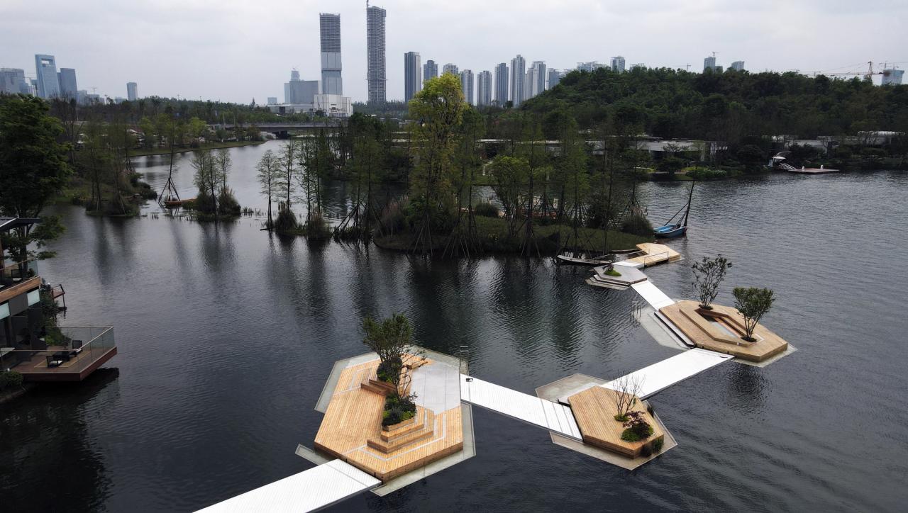 BIM建筑|成都麓湖天空浮岛 / unarchitecte BIM建筑|成都麓湖天空浮岛 / unarchitecte