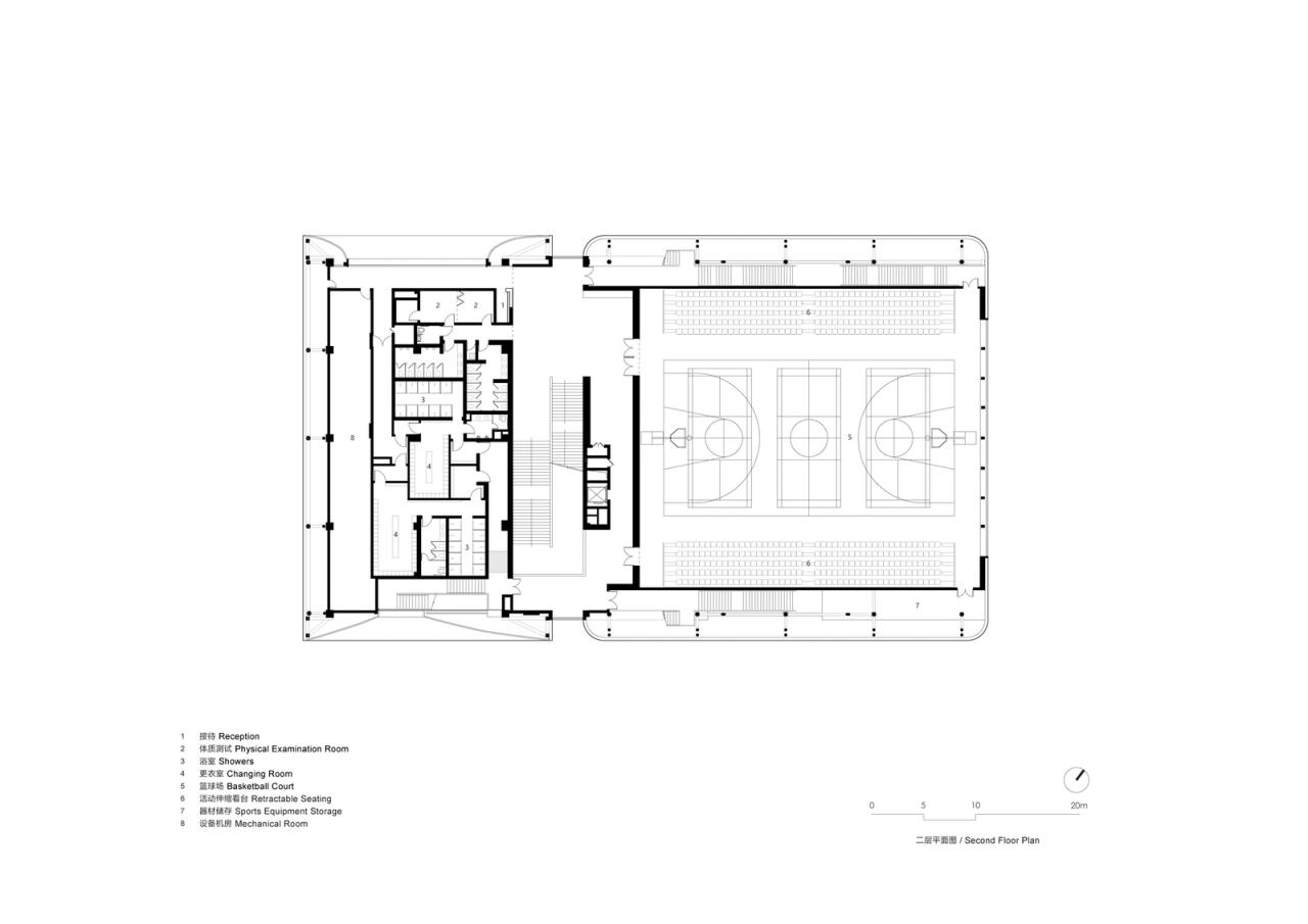 BIM建筑|上海青浦平和运动中心 / OPEN建筑事务所 BIM建筑|上海青浦平和运动中心 / OPEN建筑事务所