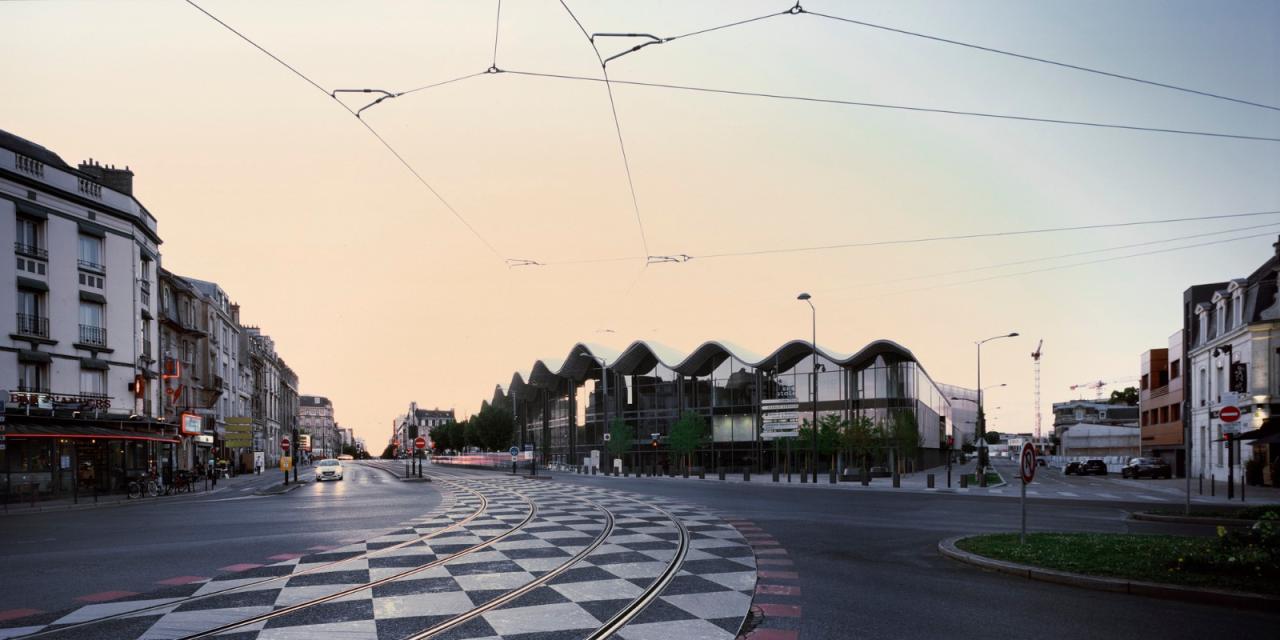 BIM建筑|波浪形屋面,UCPA大兰斯体育场 / Marc Mimram BIM建筑|波浪形屋面,UCPA大兰斯体育场 / Marc Mimram